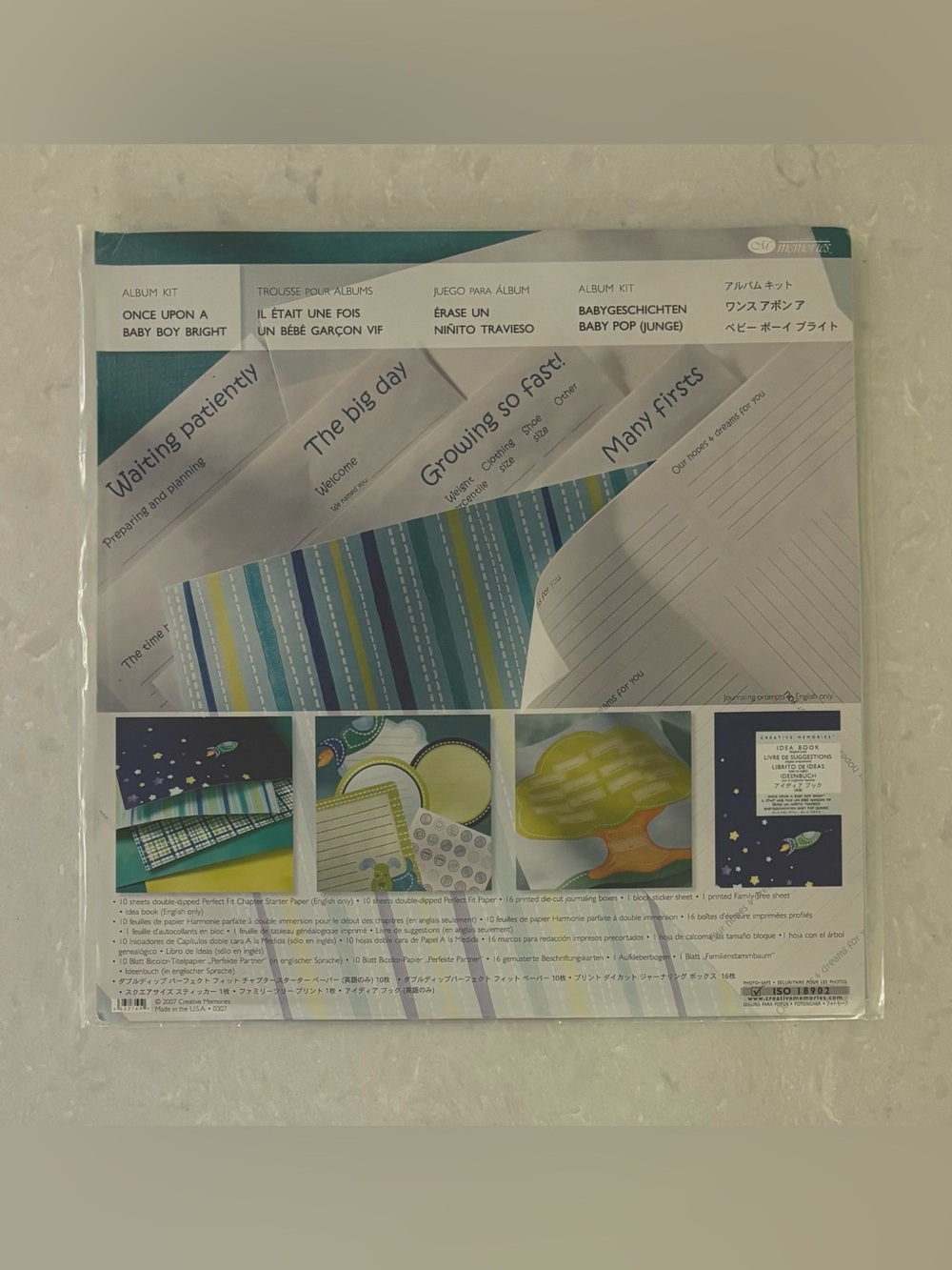 Creative Memories Album Kit “Once Upon A Baby Boy Bright”